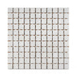 Gulfstone Pearl White Quartz 30cm x 30cm (2.5cm x 2.5cm) Mosaic Tile