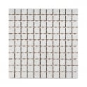 Gulfstone Pearl White Quartz 30cm x 30cm (2.5cm x 2.5cm) Mosaic Tile