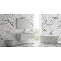 Pearl White Marble-Effect 60cm x 120cm Wall and Floor Tile