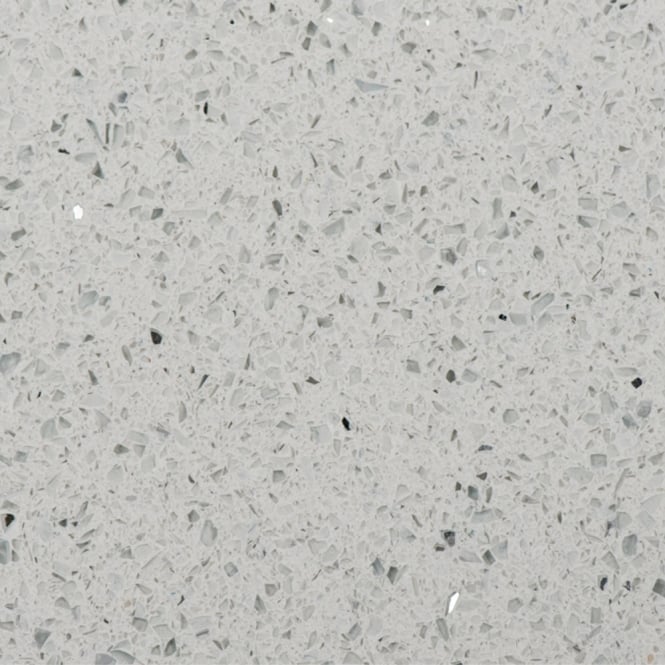 Gulfstone Pearl White Quartz 30cm x 30cm Wall & Floor Tile