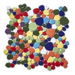 Pebble Multicolour 31cm x 32cm Wall & Floor tile