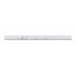 Pencil Carrara Marble White 2cm x 30.5cm Border Tile