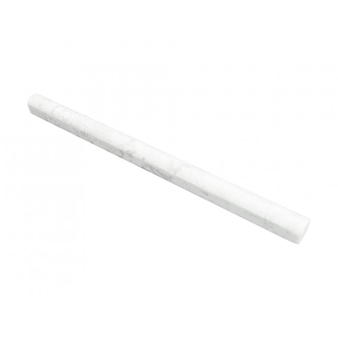 Pencil Dolomiti Marble White 2cm x 30.5cm Border Tile