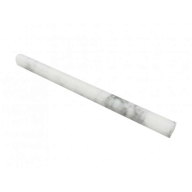 Pencil Goya Marble White 2cm x 30.5cm Border Tile