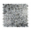 Penny Mother Of Pearl Black 29cm x 31.5cm Mosaic Tile