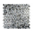 Penny Mother Of Pearl Black 29cm x 31.5cm Mosaic Tile