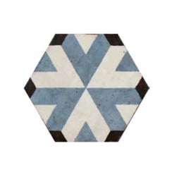 Peronda Andaman Hexagon Decor 25.8cm x 29cm Wall and Floor Tile