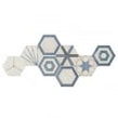 Peronda Andaman Hexagon Decor 25.8cm x 29cm Wall and Floor Tile