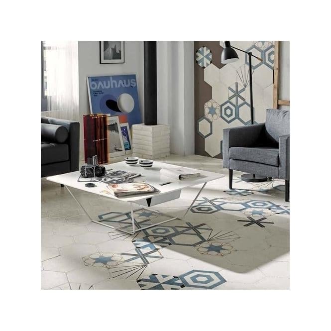 Peronda Andaman Hexagon Decor 25.8cm x 29cm Wall and Floor Tile