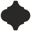 Equipe Persian Black Matt 12cm x 12cm Wall Tile