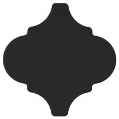 Equipe Persian Black Matt 12cm x 12cm Wall Tile