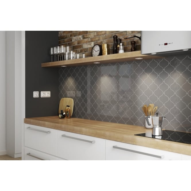 Equipe Persian Greige Gloss 12cm x 12cm Wall Tile