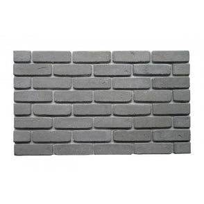 Perth Grey Brick Flat 5.7cm x 19.4cm Wall Tile (Box)
