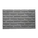 Perth Grey Brick Flat 5.7cm x 19.4cm Wall Tile (Box)