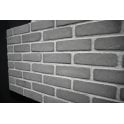 Perth Grey Brick Flat 5.7cm x 19.4cm Wall Tile (Box)