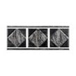 Philadelphia Black 10cm x 25cm Border Tile