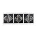 Philadelphia Black 10cm x 25cm Border Tile