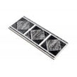Philadelphia Black 10cm x 25cm Border Tile