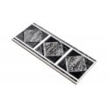 Philadelphia Black 10cm x 25cm Border Tile