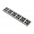 Philadelphia Black 5cm x 25cm Border Tile