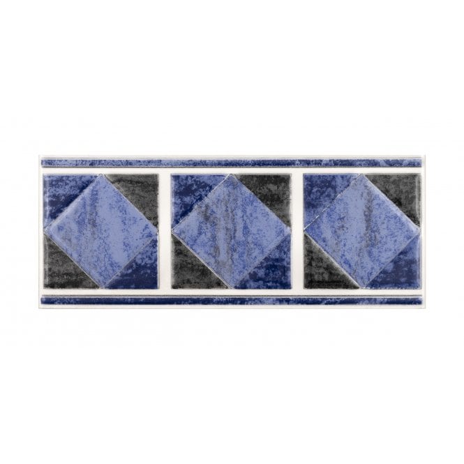 Philadelphia Blue 10cm x 25cm Border Tile