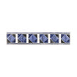 Philadelphia Blue 5cm x 25cm Border Tile
