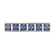 Philadelphia Blue 5cm x 25cm Border Tile