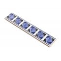 Philadelphia Blue 5cm x 25cm Border Tile