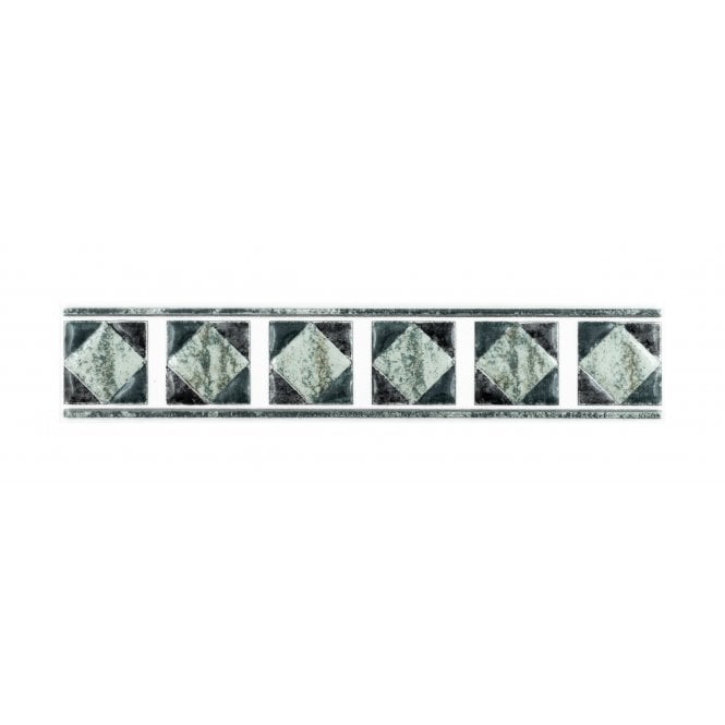 Philadelphia Green 5cm x 25cm Border Tile