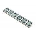Philadelphia Green 5cm x 25cm Border Tile