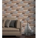 Philadephia Rustic Wood 15cm x 60cm Peel & Stick Panel Tile