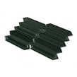 Picket Bottle Green Mosaic Tile (4.8cm x 19.8cm) 35.3cm x 25.5cm
