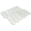 Picket Carrara White Marble (5cm x 15cm) 27cm x 31cm Mosaic Tile