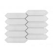Picket Dorian Grey Mosaic Tile (4.8cm x 19.8cm) 35.3cm x 25.5cm
