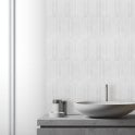 Picket Dorian Grey Mosaic Tile (4.8cm x 19.8cm) 35.3cm x 25.5cm