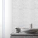 Picket Dorian Grey Mosaic Tile (4.8cm x 19.8cm) 35.3cm x 25.5cm