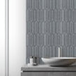 Picket Earl Grey Mosaic Tile (4.8cm x 19.8cm) 35.3cm x 25.5cm