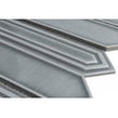 Picket Earl Grey Mosaic Tile (4.8cm x 19.8cm) 35.3cm x 25.5cm
