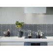 Picket Earl Grey Mosaic Tile (4.8cm x 19.8cm) 35.3cm x 25.5cm