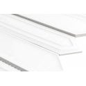 Picket White Mosaic Tile ( 4.8cm x 19.8cm) 35.3cm x 25.5cm