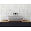 Pill Carrara White Marble (3.5cm x 15cm) 30cm x 29cm Mosaic Tile