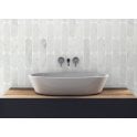 Pill Carrara White Marble (3.5cm x 15cm) 30cm x 29cm Mosaic Tile