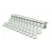 Pixel Hexagon Matt White 30cm x 26cm (2.3cm x 2.6cm) Mosaic Tile