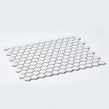 Pixel Hexagon Matt White 30cm x 26cm (2.3cm x 2.6cm) Mosaic Tile