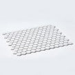 Pixel Hexagon Matt White 30cm x 26cm (2.3cm x 2.6cm) Mosaic Tile