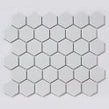Pixel Hexagon Matt White 32.5cm x 28.1cm (5.1 cm x 5.9cm) Mosaic Tile