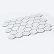 Pixel Hexagon Matt White 32.5cm x 28.1cm (5.1 cm x 5.9cm) Mosaic Tile