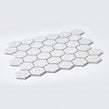 Pixel Hexagon White Gloss 32.5cm x 28.1cm (5.1 cm x 5.9cm) Mosaic Tile