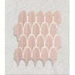 Plume Blush Pink 30.5cm x 26.9cm (1.5cm x 11.5cm) Mosaic Tile