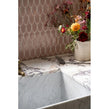 Plume Blush Pink 30.5cm x 26.9cm (1.5cm x 11.5cm) Mosaic Tile
